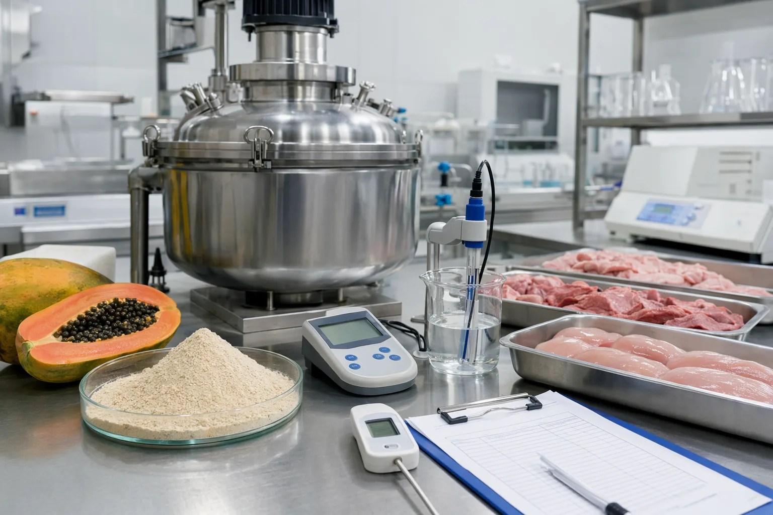 Papain Enzyme Supplier for Meat Tenderization